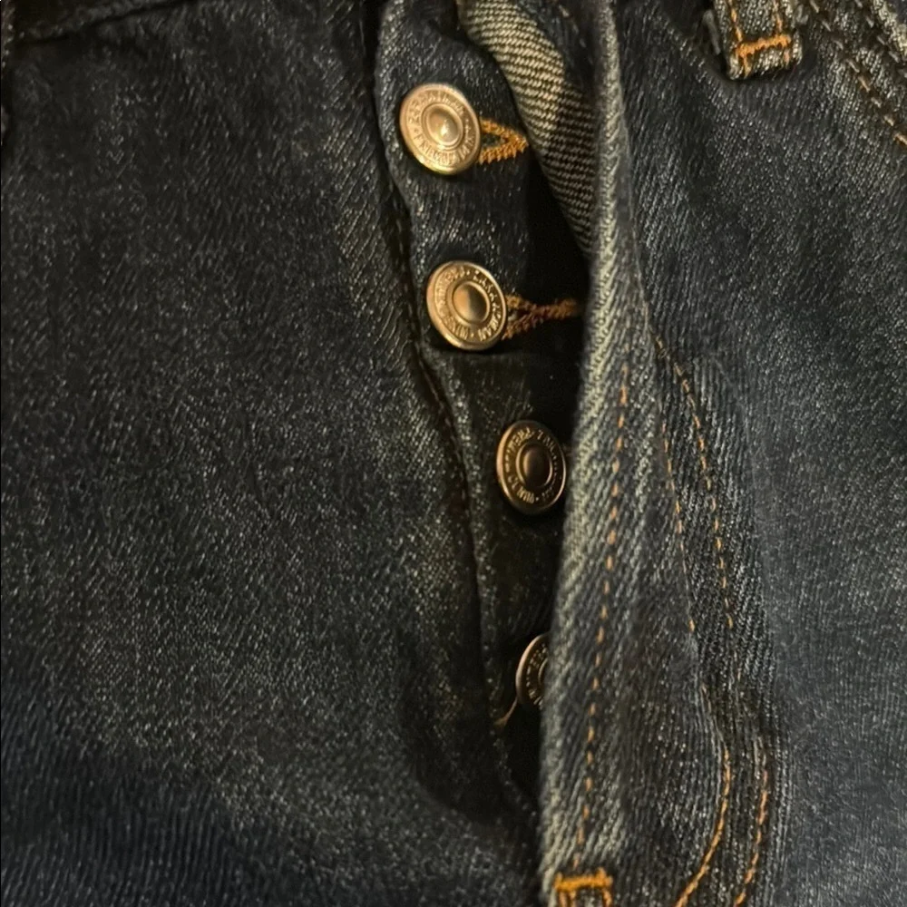 Zara Premium Denim Size 2 Distressed Shorts!!